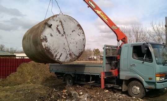 Перевозка бочек и цистерн
